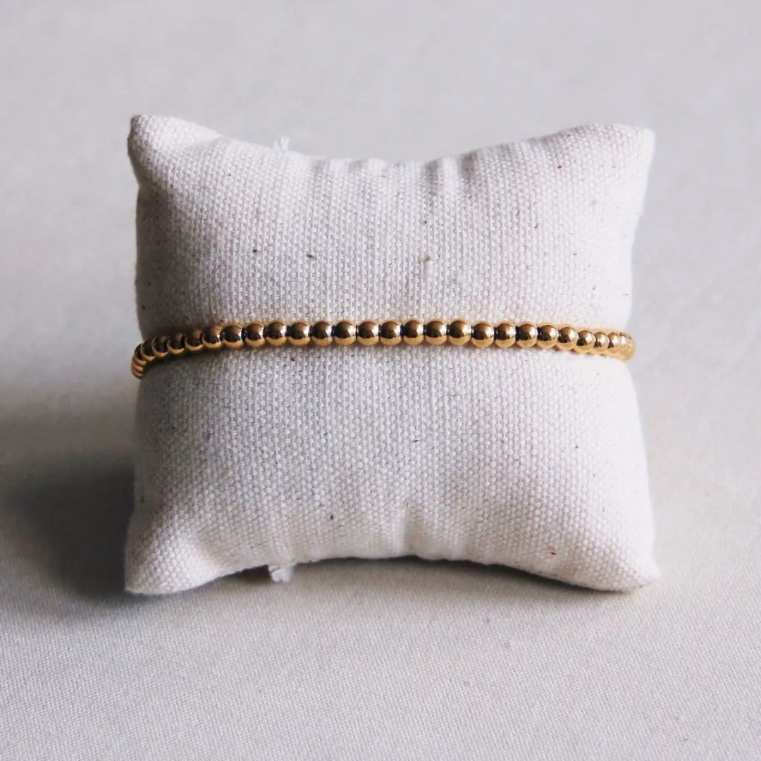 Damen Armband 'Balls' gold medium