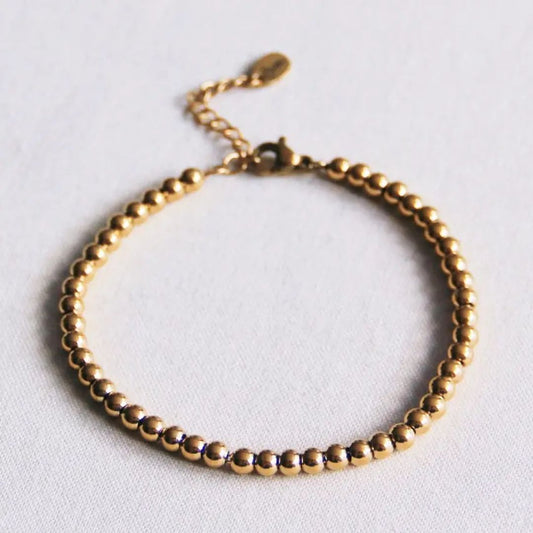 Damen Armband 'Balls' gold medium