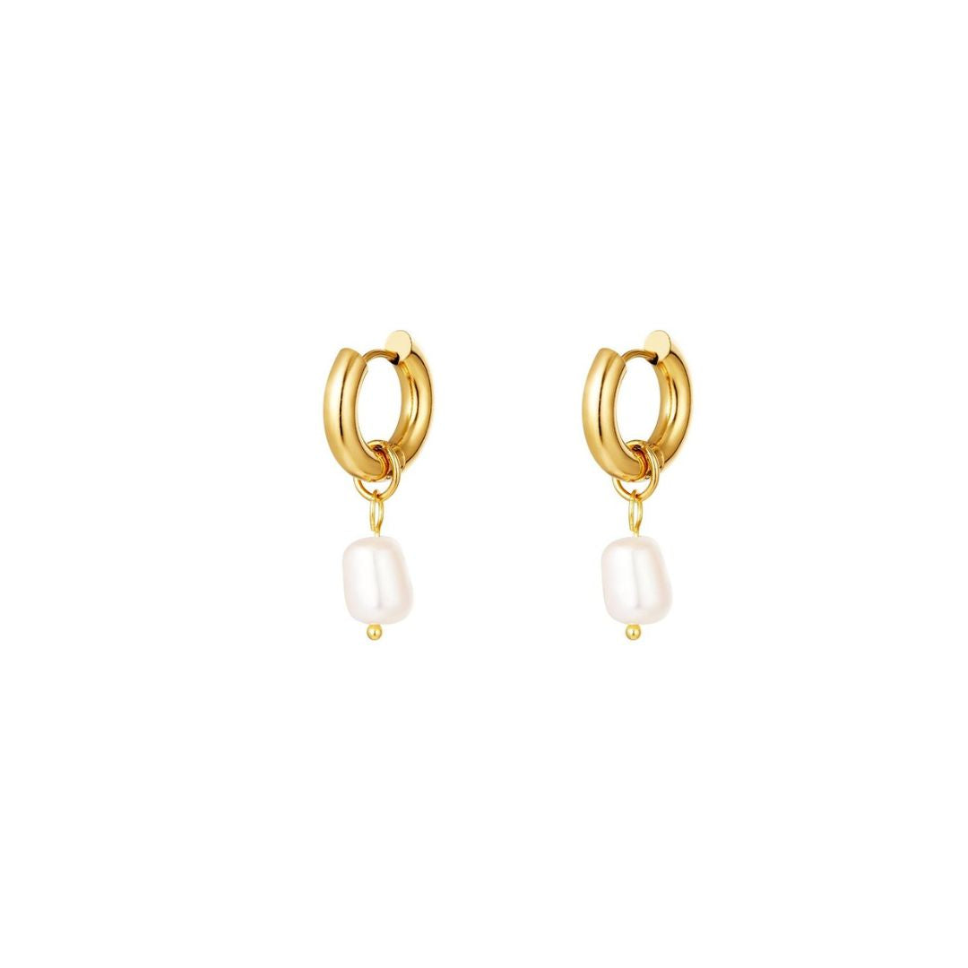 Damen Creolen 'Pearls'