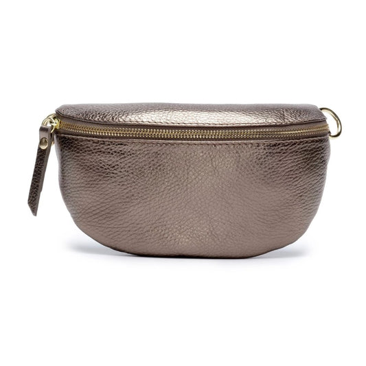 Damen Gürteltasche 'Fanny Pack' metallic brown