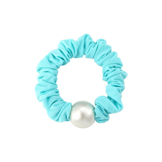 Damen Haargummi 'Elastic' mit Perle blau