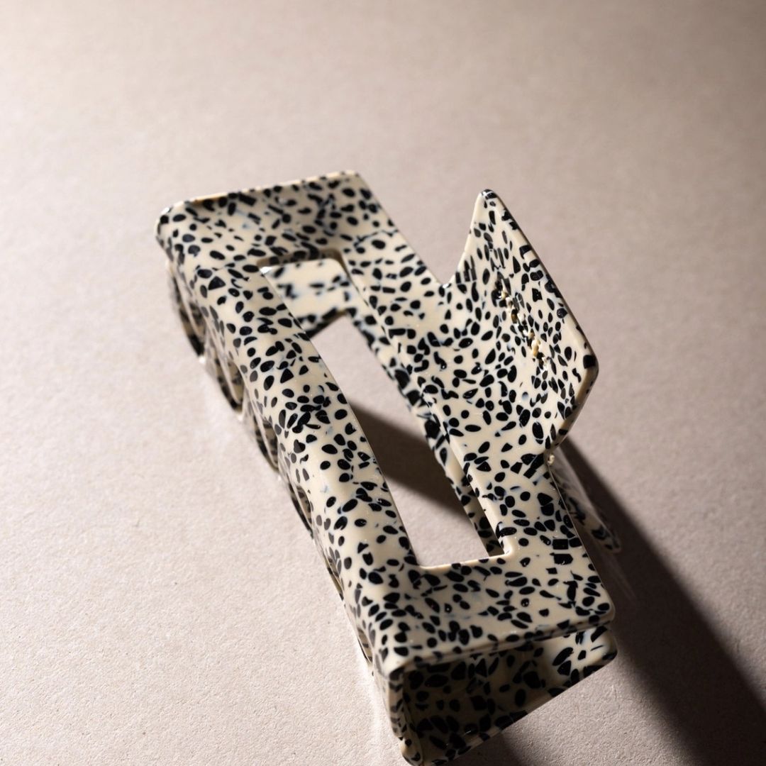 Damen Haarklammer 'Big Crush Dot'