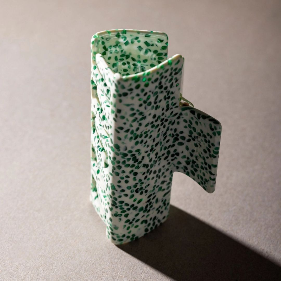 Damen Haarklammer 'Brick Olive'