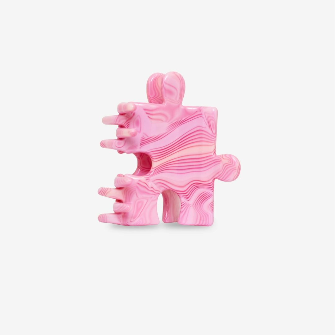 Damen Haarklammer 'Puzzle Pinky Ink'