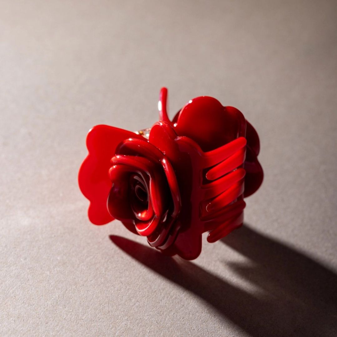 Damen Haarklammer 'Rosary Rosso'