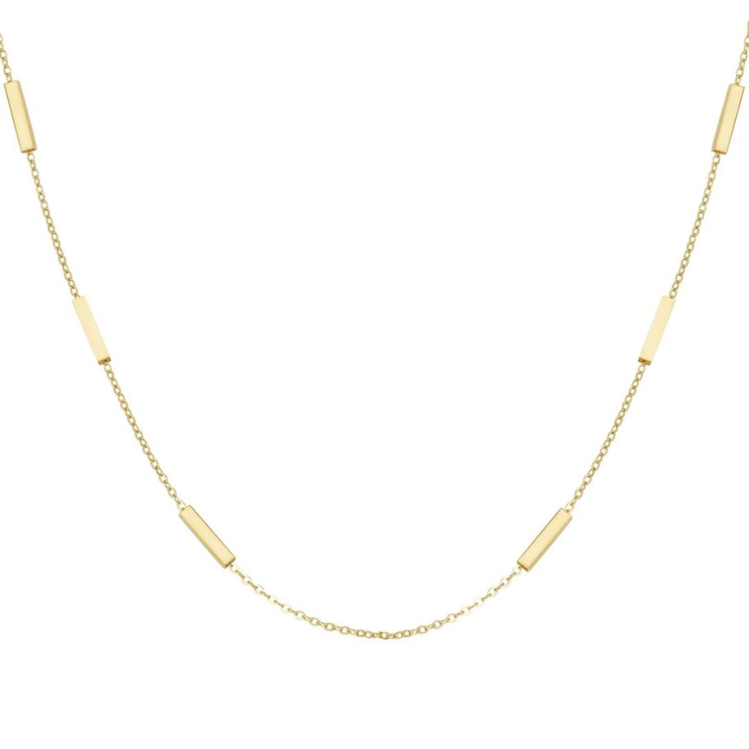 Damen Halskette gold 'Tubes'