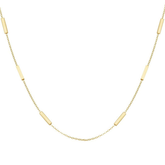 Damen Halskette gold 'Tubes'