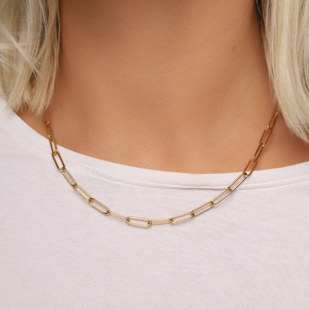 Damen Gliederkette gold