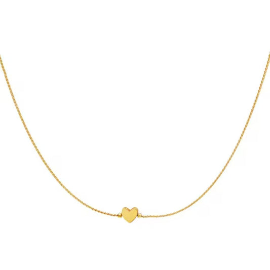 Damen Halskette 'Heart' gold