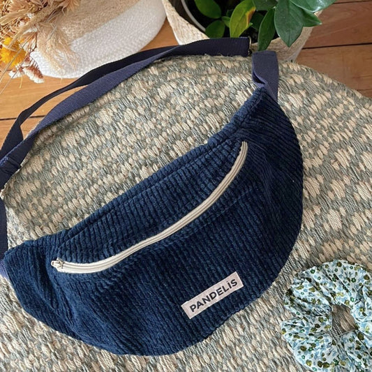 Damen Hipbag Banane 'Gavrilos' blau