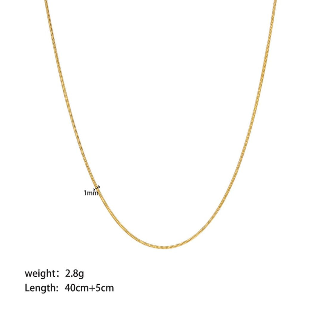 Damen Halskette 'Classic' gold