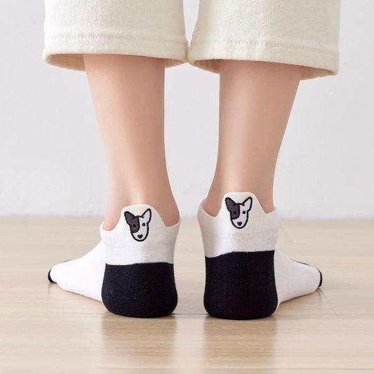 Damen Socken kurz mit Lasche 'Bulli'