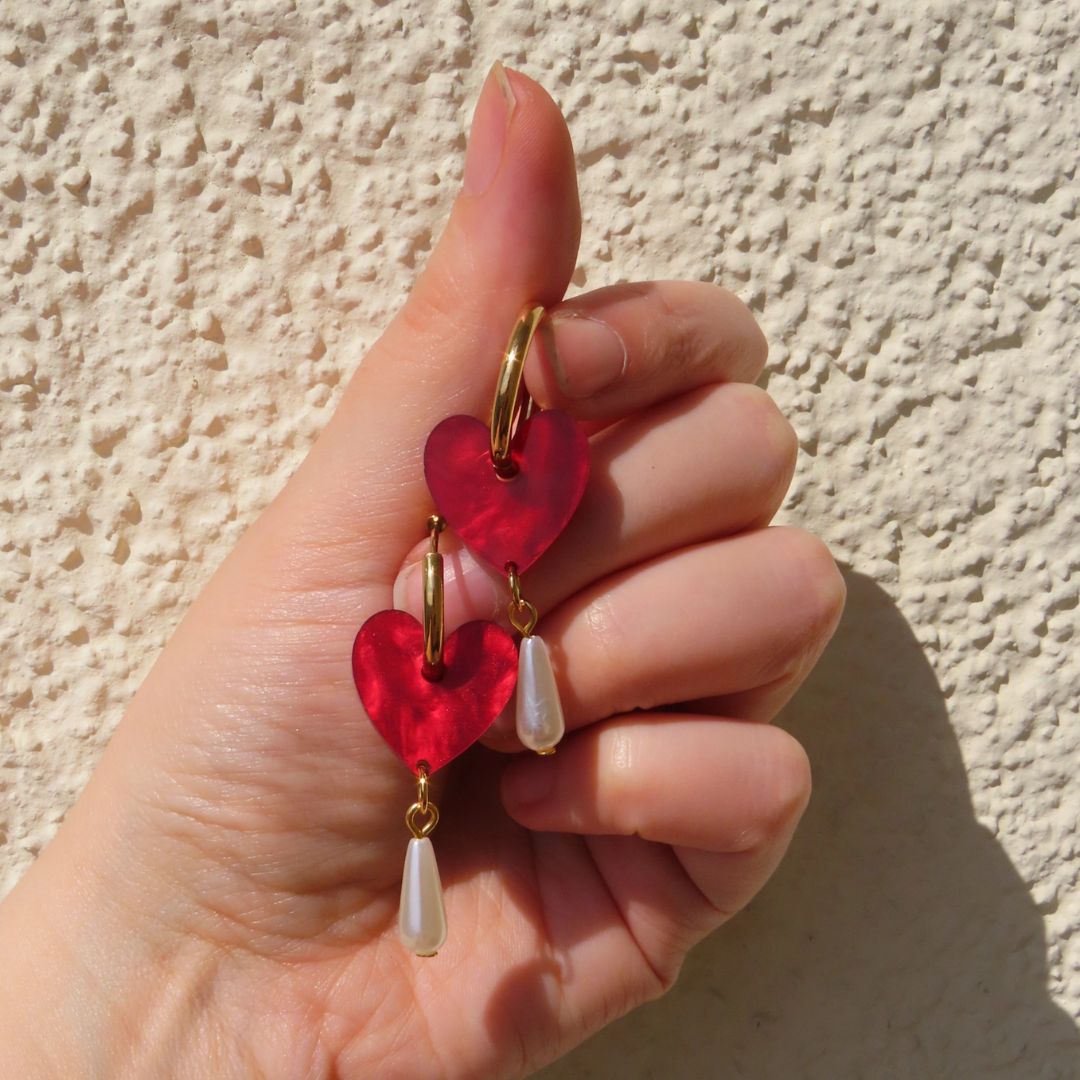 Damen Ohrringe Creolen 'Endlessly in Love'
