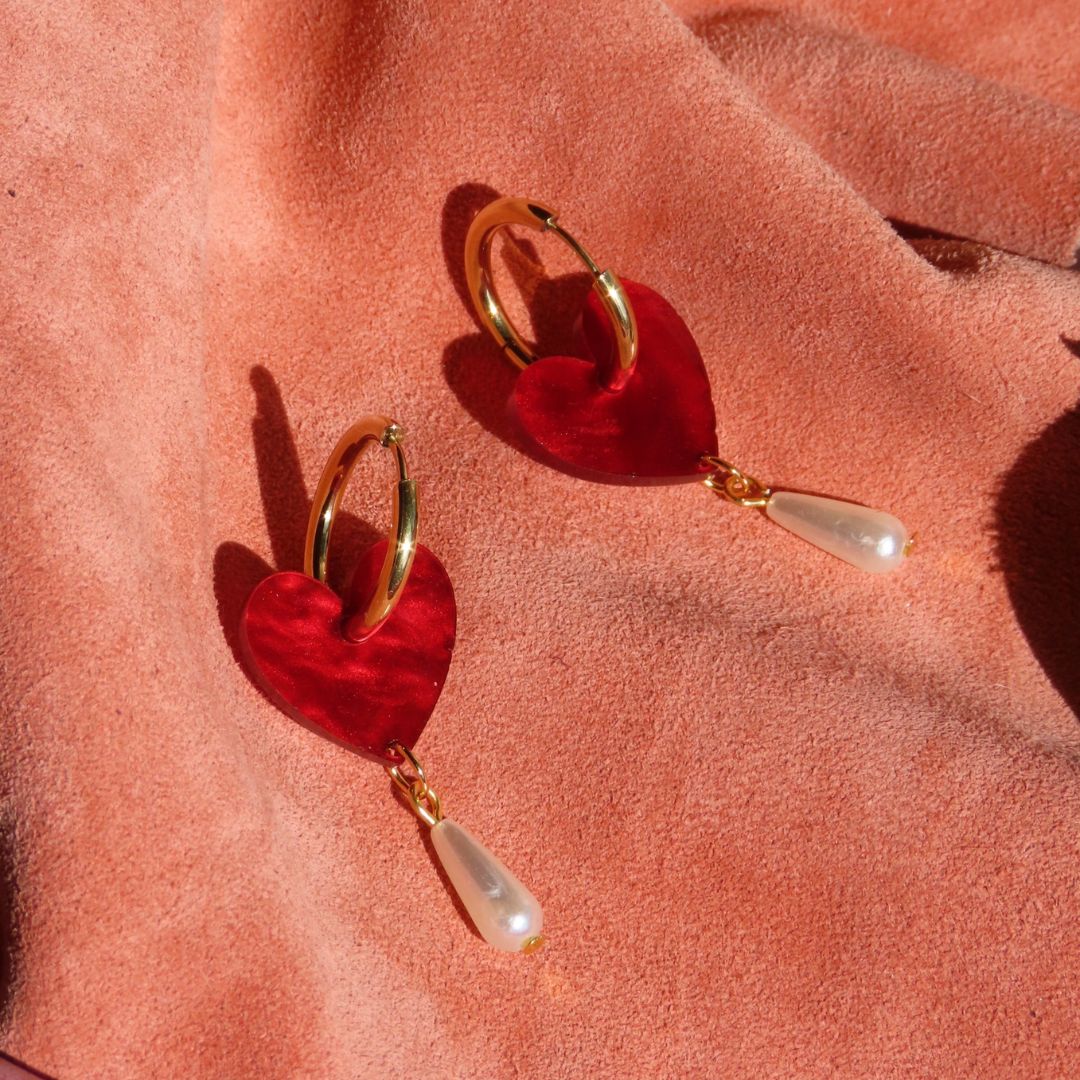 Damen Ohrringe Creolen 'Endlessly in Love'