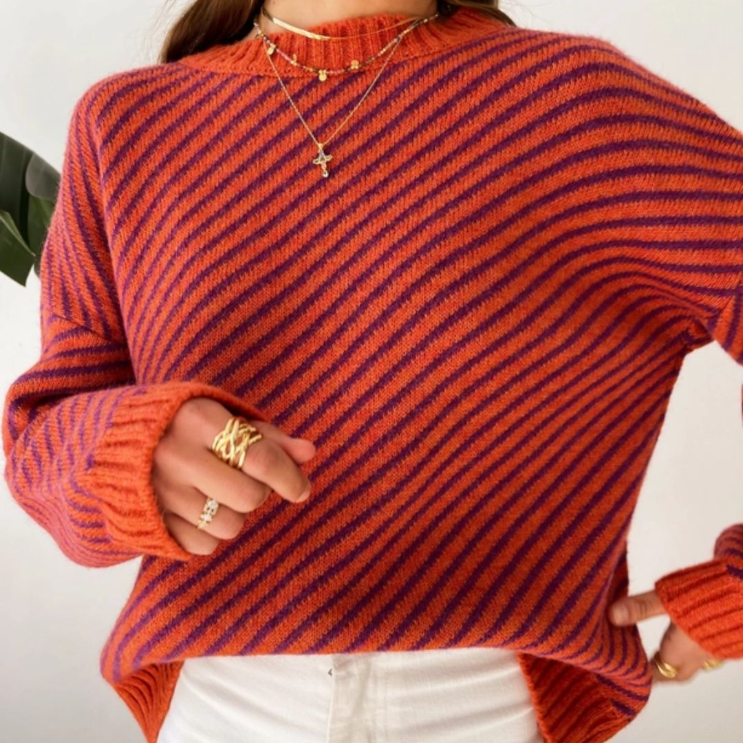 Damen Pullover 'Laura' orange