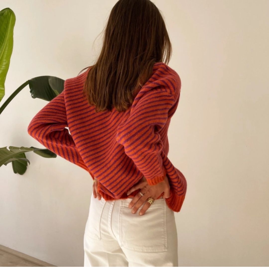 Damen Pullover 'Laura' orange