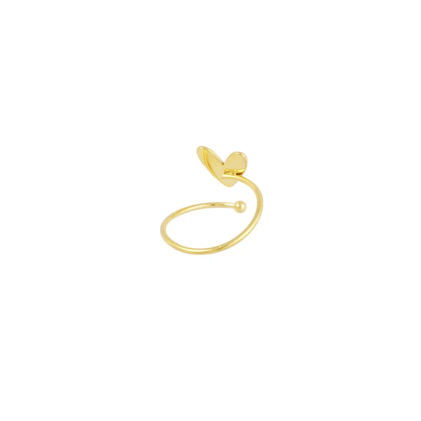 Ring mit Herzdesign 'Love' gold