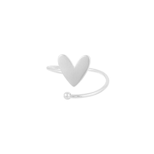 Ring mit Herzdesign 'Love' silber