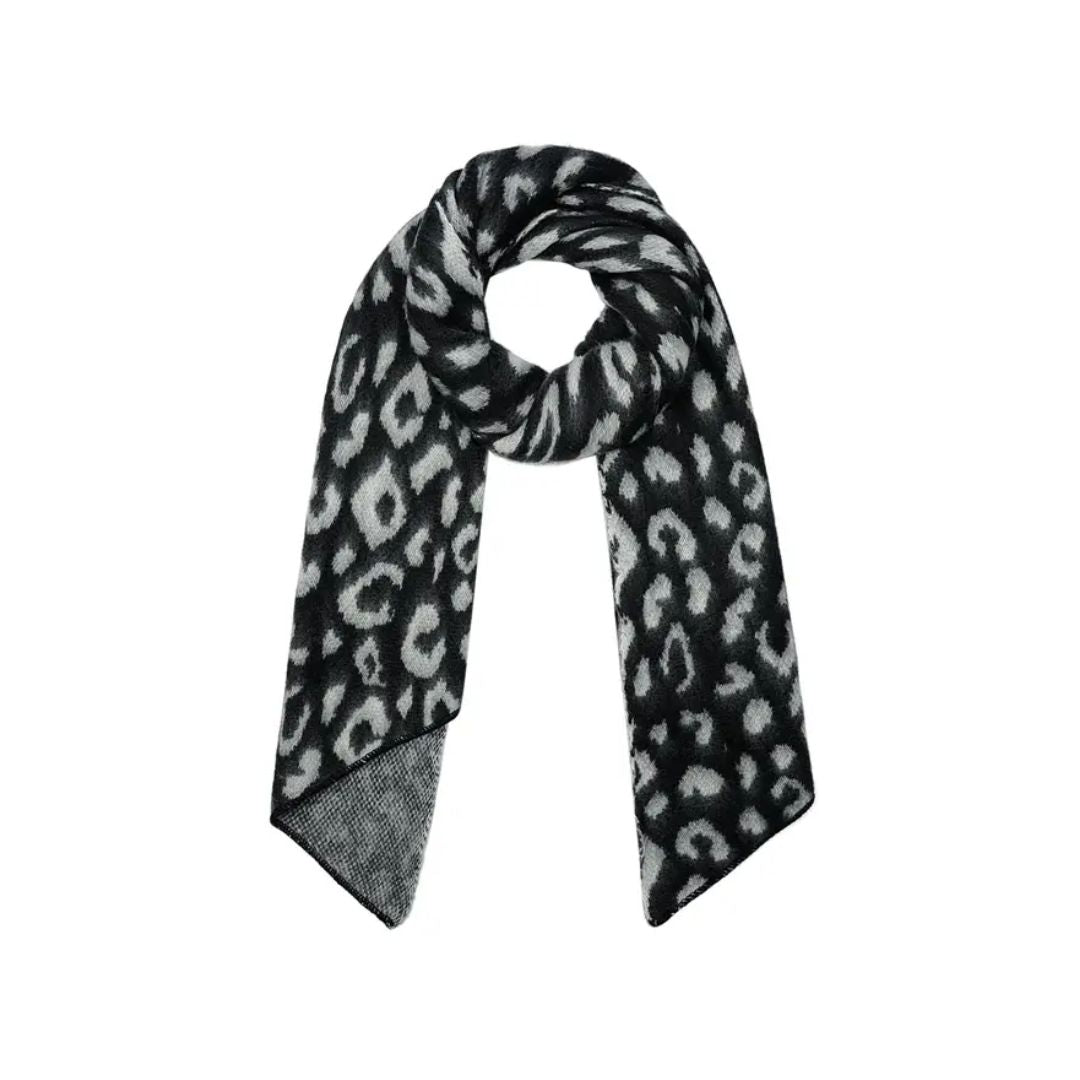 Damen Schal 'Casual Elegance' schwarz weiß