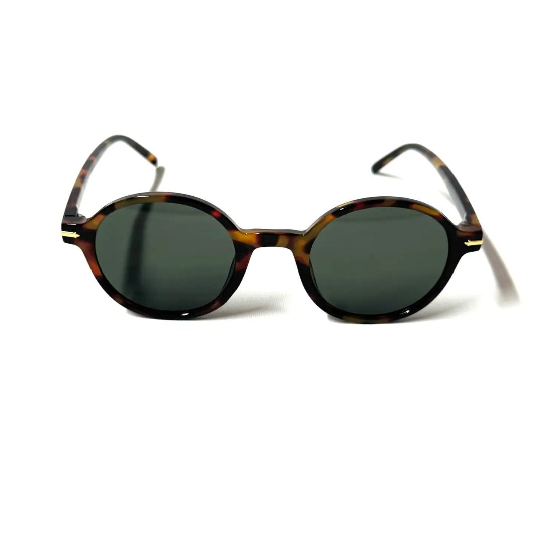 Damen Sonnenbrille 'Hypnotic Tango' tortoise/green UV400