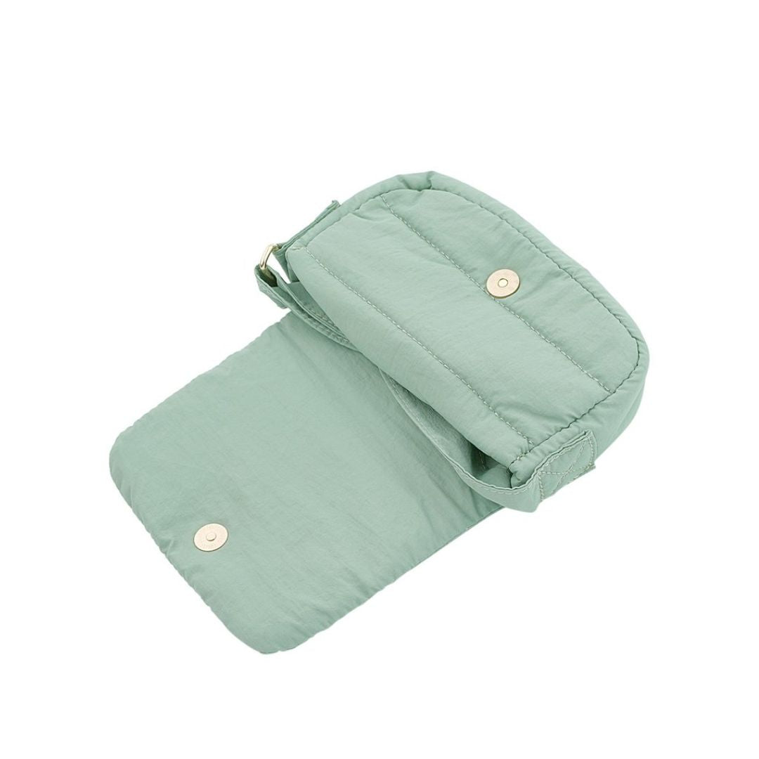 Damen Tasche 'Puffer Bag' creme weiß