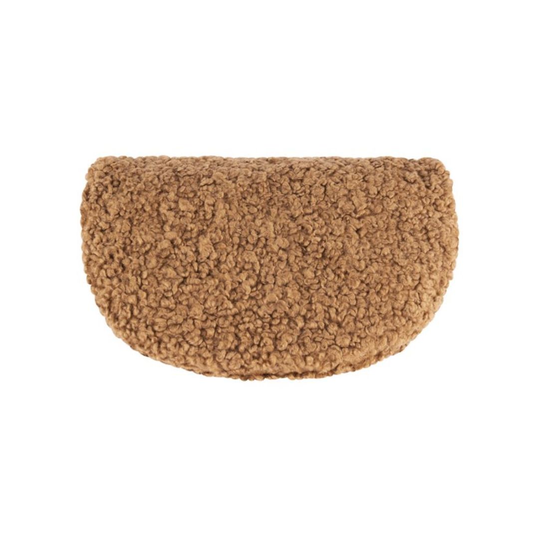 Damen Tasche Teddyfell Crossbody braun