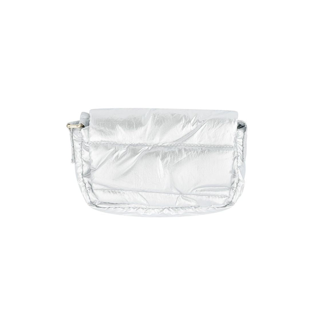 Damen Tasche 'Puffer Bag' silber