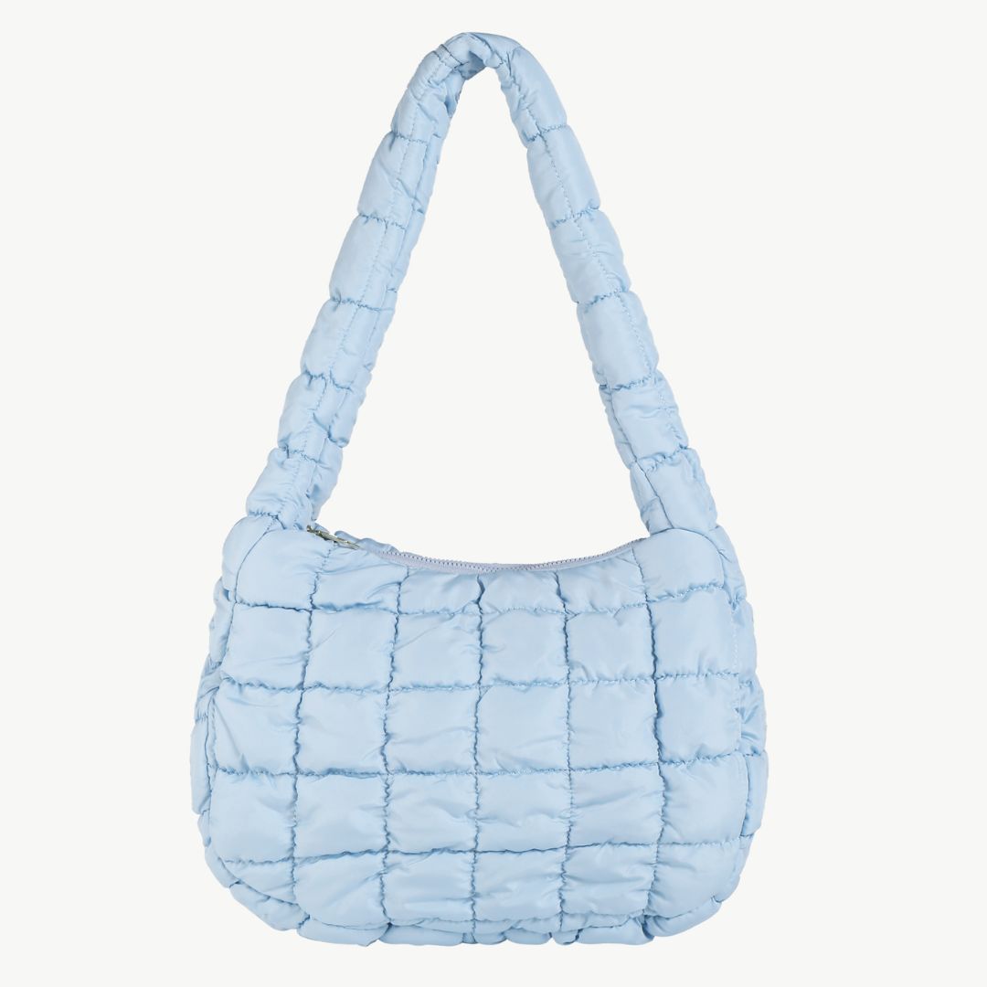 Umhängetasche unifarben 'Padded Bag' blau