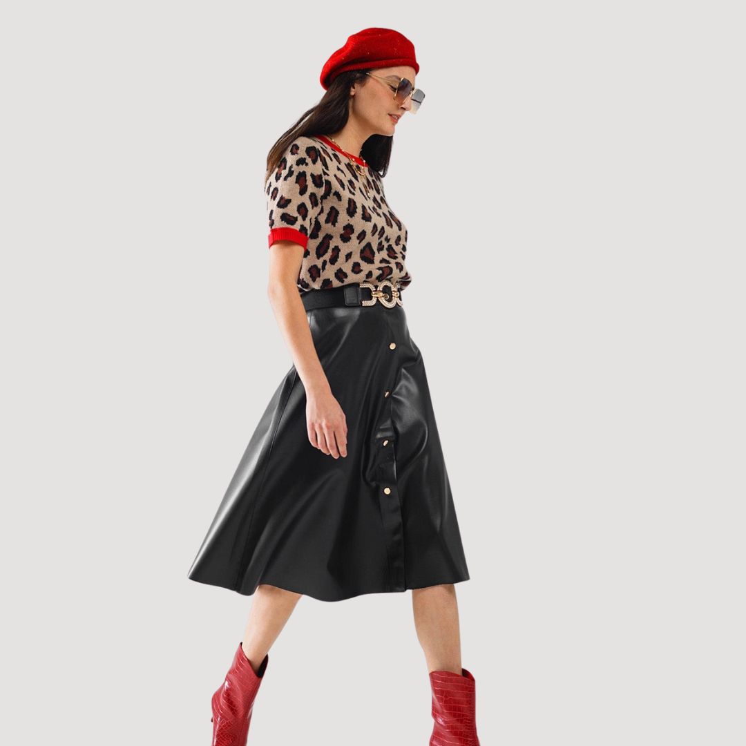 Stylisches Pullovershirt mit Pantherprint
