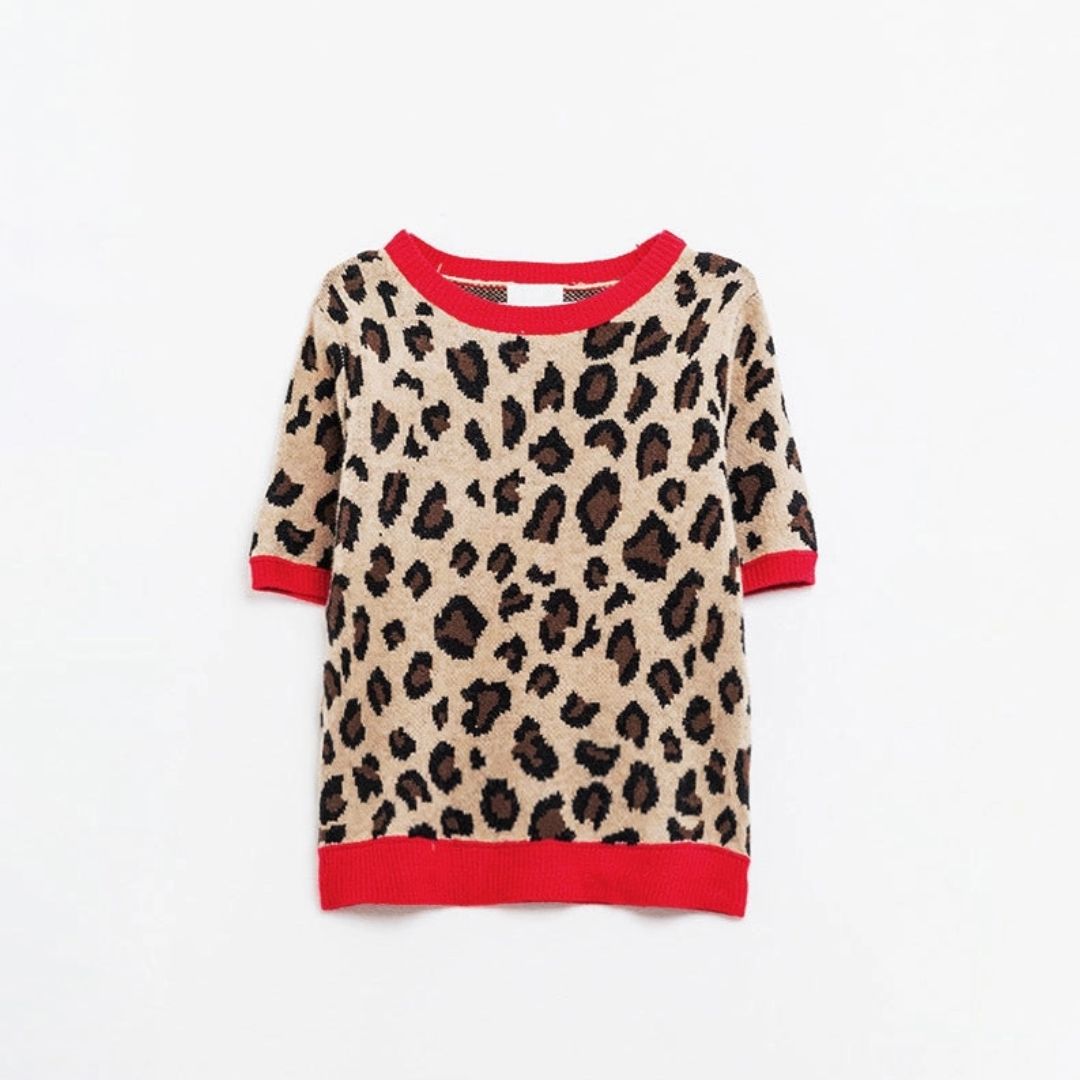 Stylisches Pullovershirt mit Pantherprint