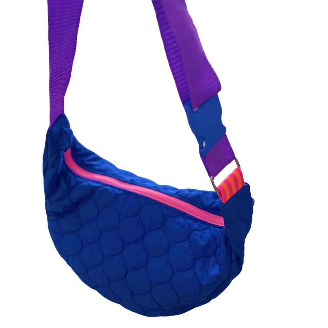 Look & Laune | Damen Moonbag royalblau