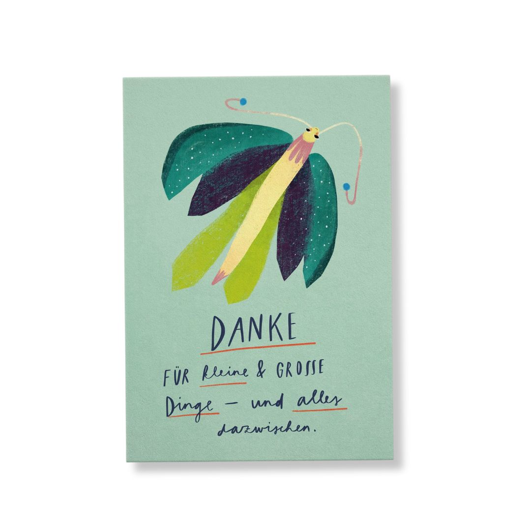 Postkarte 'Danke'