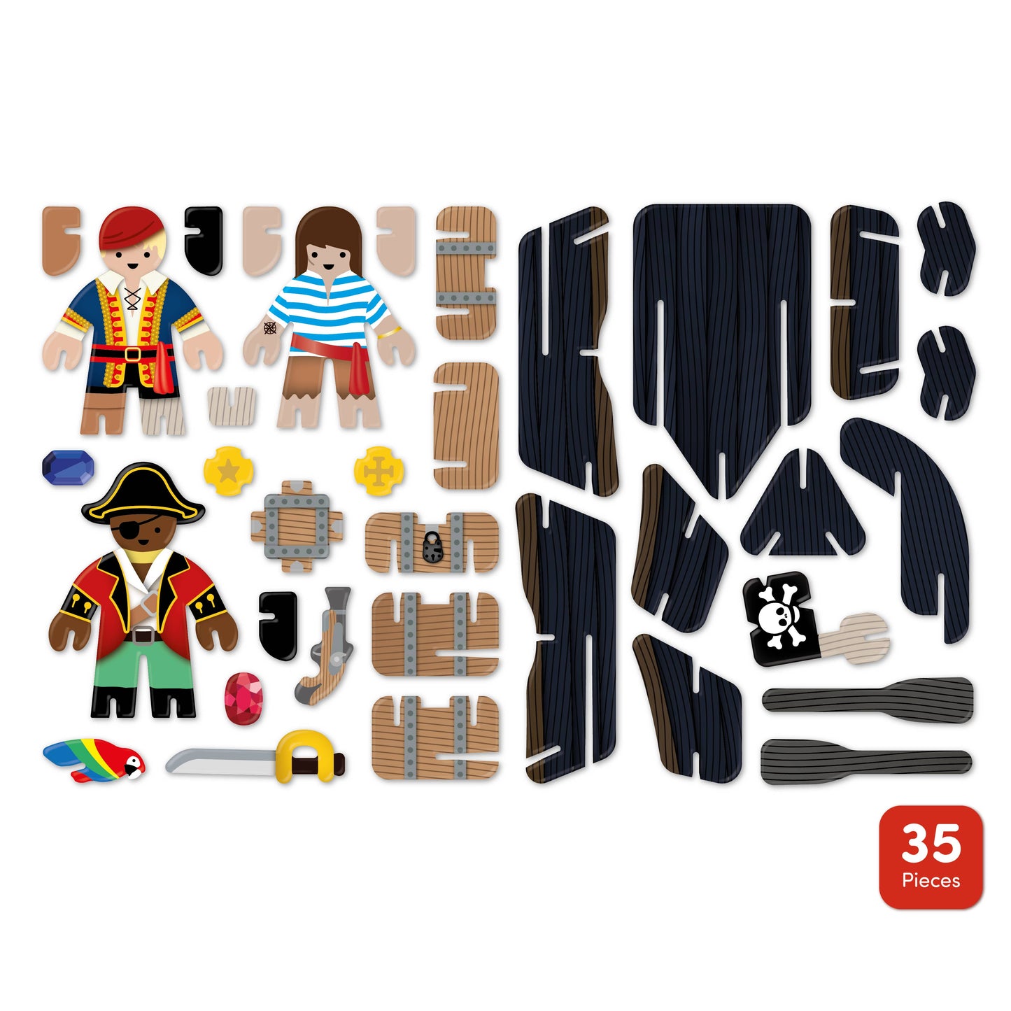 Spielset 'Pirateninsel' Konstruktionsset