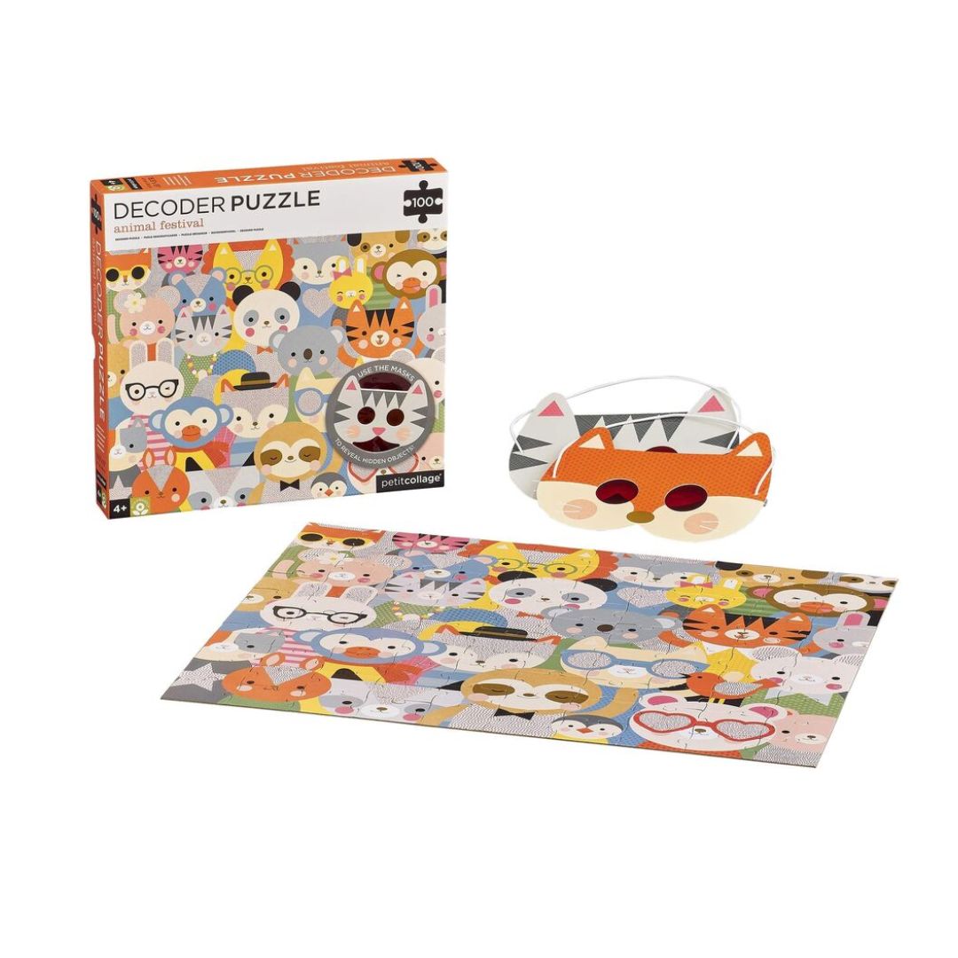 Animal Festival 100-Piece Decoder Puzzle