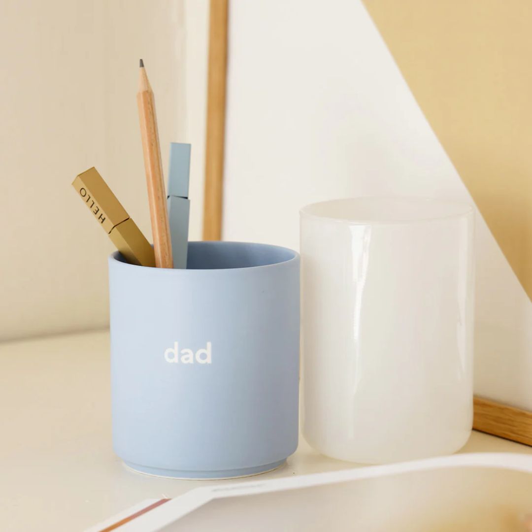 VIP Favourite Becher 'Dad' dusty blue