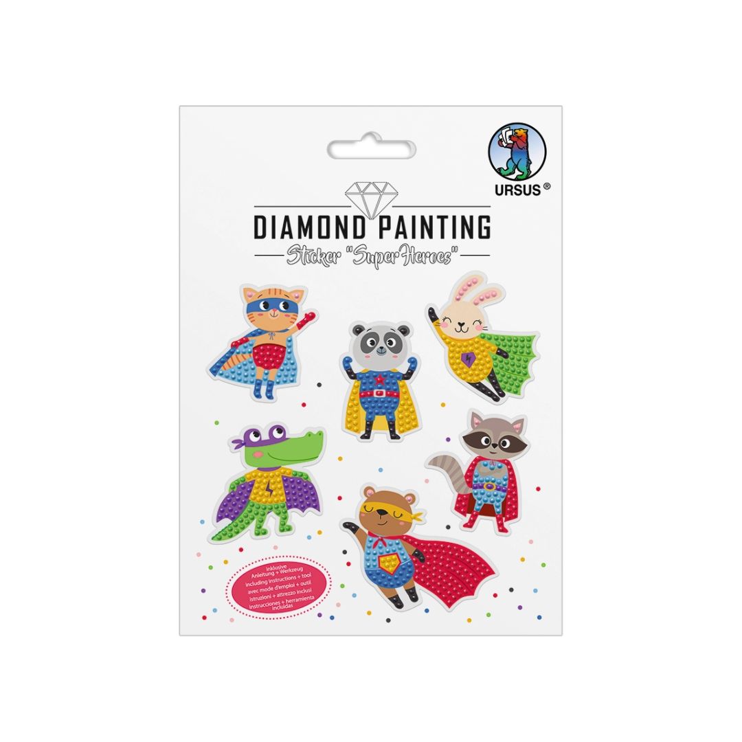 Sticker Diamond Painting 'Super heroes'