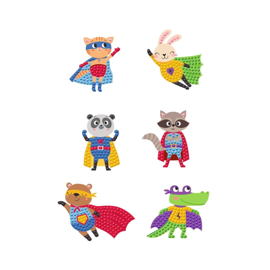 Sticker Diamond Painting 'Super heroes'