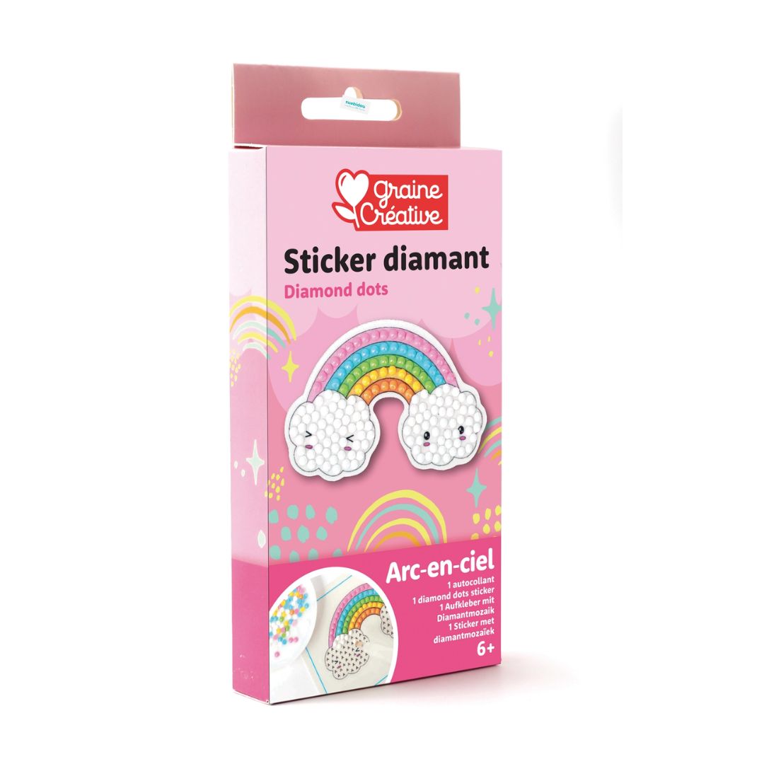 Mosaik Sticker Set aus Diamanten 'Regenbogen'