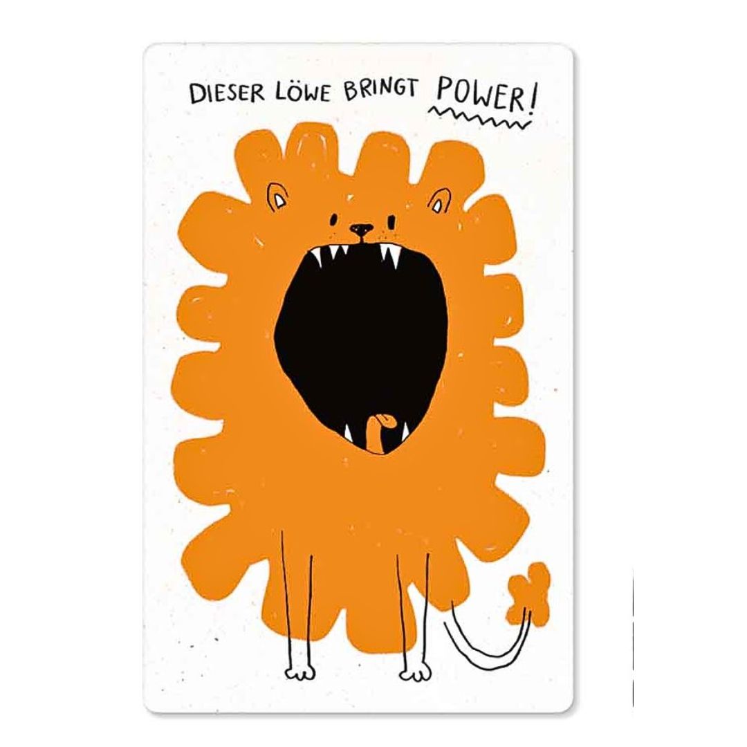 KIND MIND Karte | dieser loewe bringt power