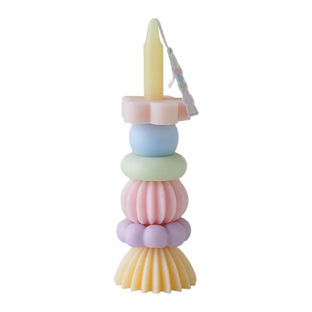 Moderne Kunstkerze 'DIY PASTELL' – suebidou