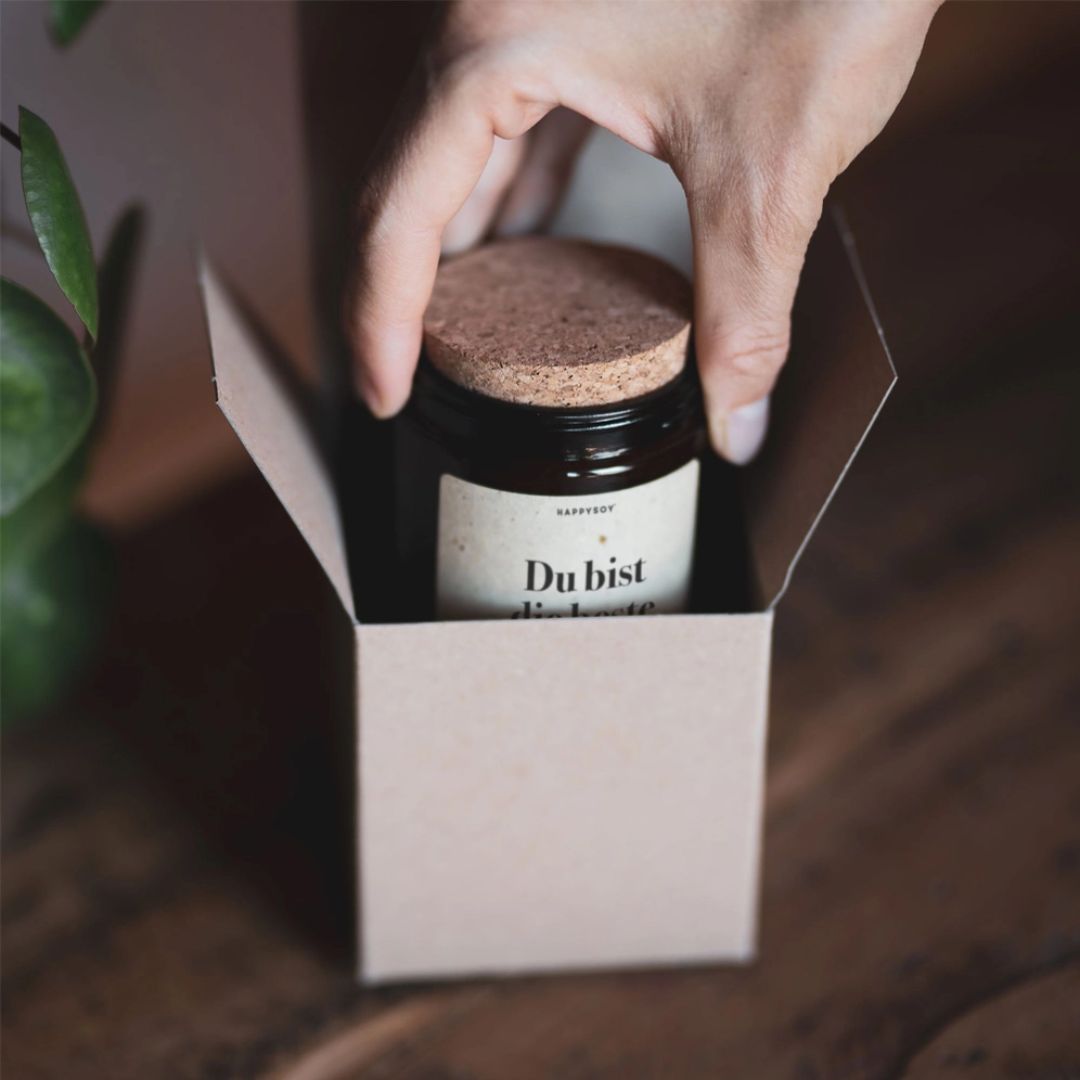 Duftkerze 'Du bist die beste Oma'