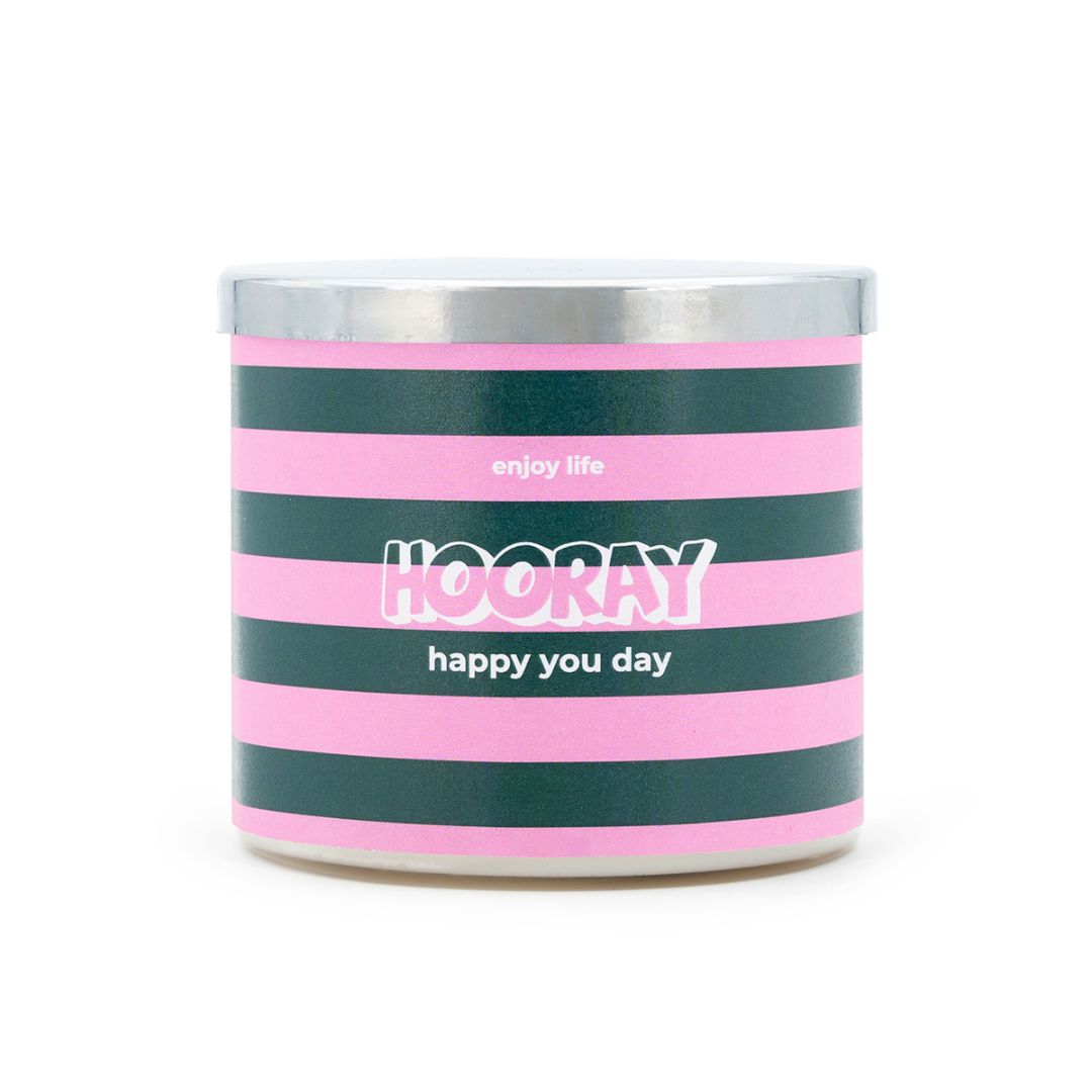 Enjoy Life Candle ‚HOORAY'