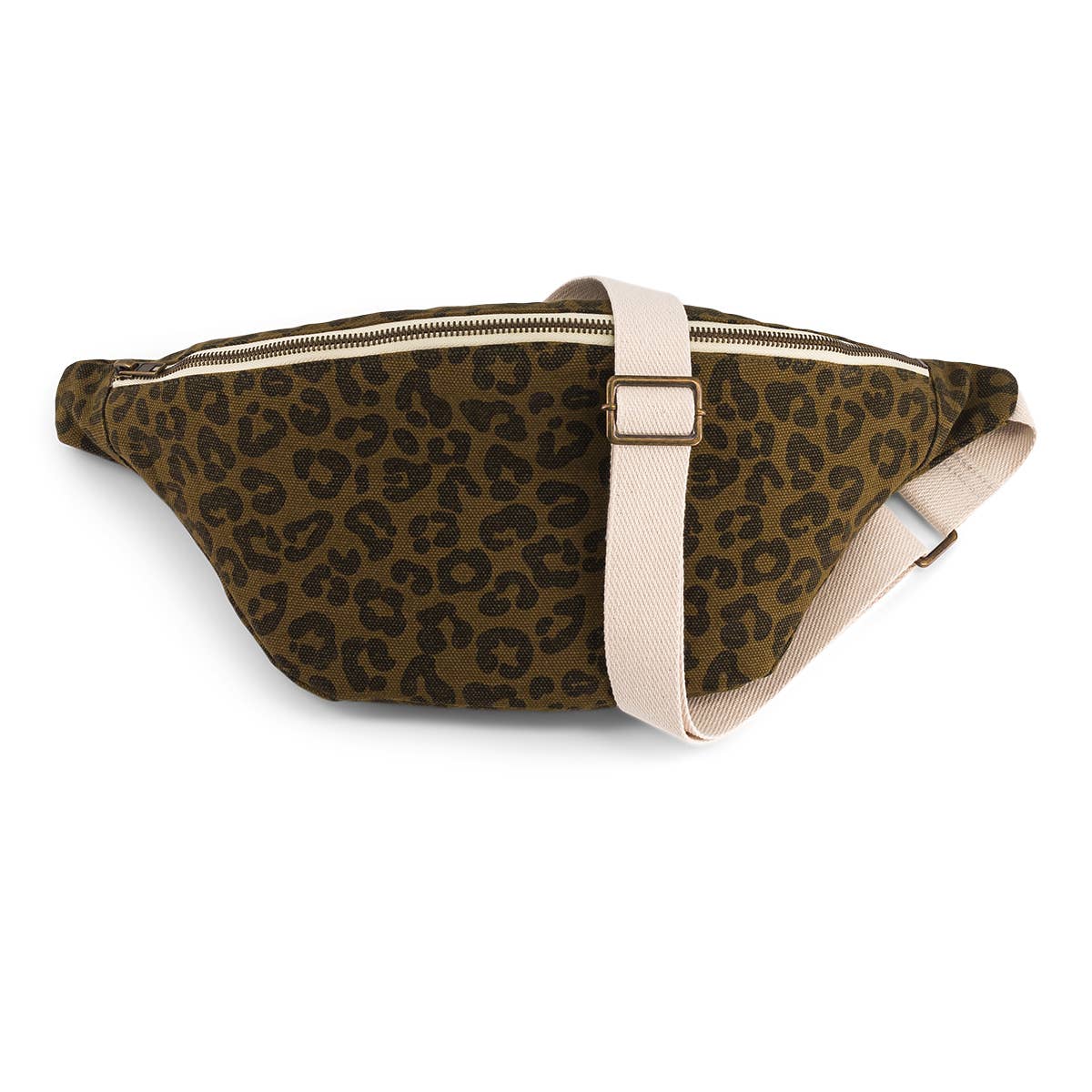 GRAU-OLIVGRÜNE GÜRTELTASCHE