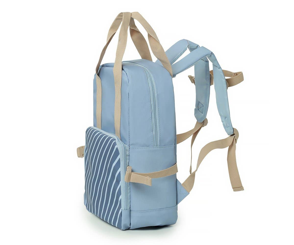 Kinder Thermorucksack 'Stripes' blau 35,5 cm