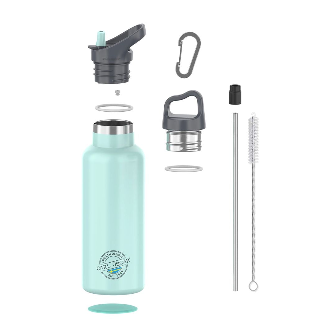Edelstahlflasche TempFlask 'Uni' rosa 0,5 L