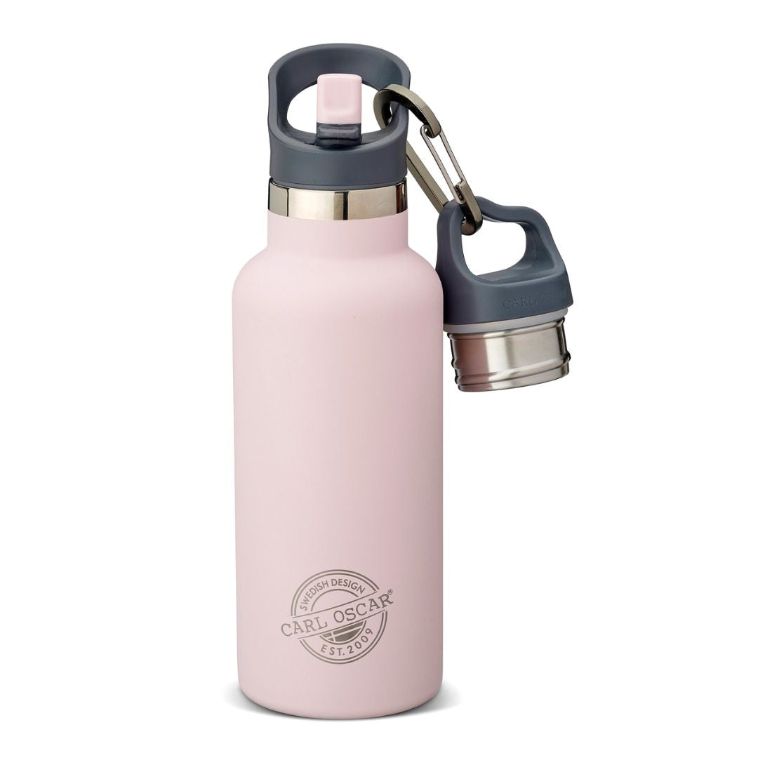 Edelstahlflasche TempFlask 'Uni' rosa 0,5 L