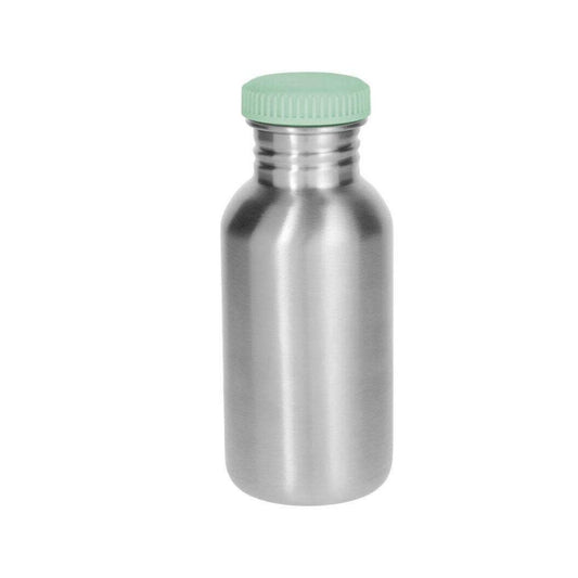 Trinkflasche Premium Edelstahl 500 ml personalisierbar grün