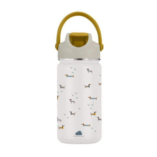 Trinkflasche aus Edelstahl für Kinder 'Dackel' 420 ml
