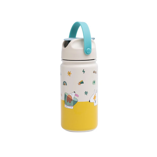 Trinkflasche aus Edelstahl für Kinder 'Funky Dogs' 420 ml