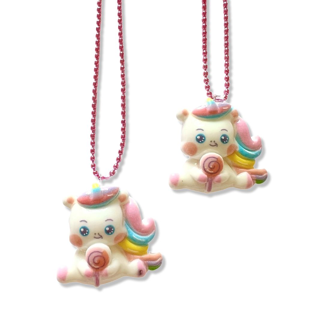 Deluxe Halskette 'Lollipop Einhorn'